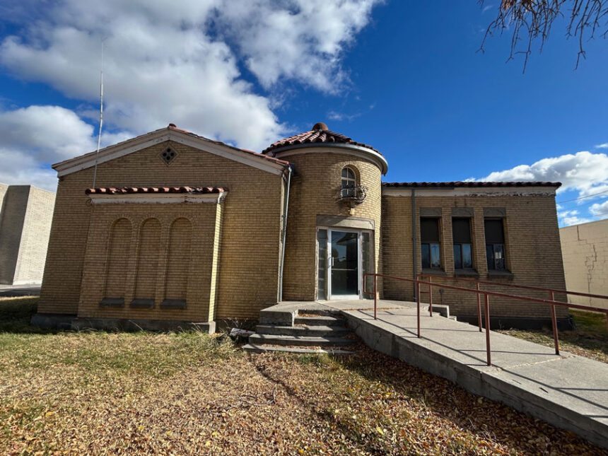The old seminary building that sits on the previous Madison School District property that was sold to the Urban Renewal Agency is potentially set to be demolished, sparking a new conversation in Rexburg. | Emily Miller EastIdahoNews.com
