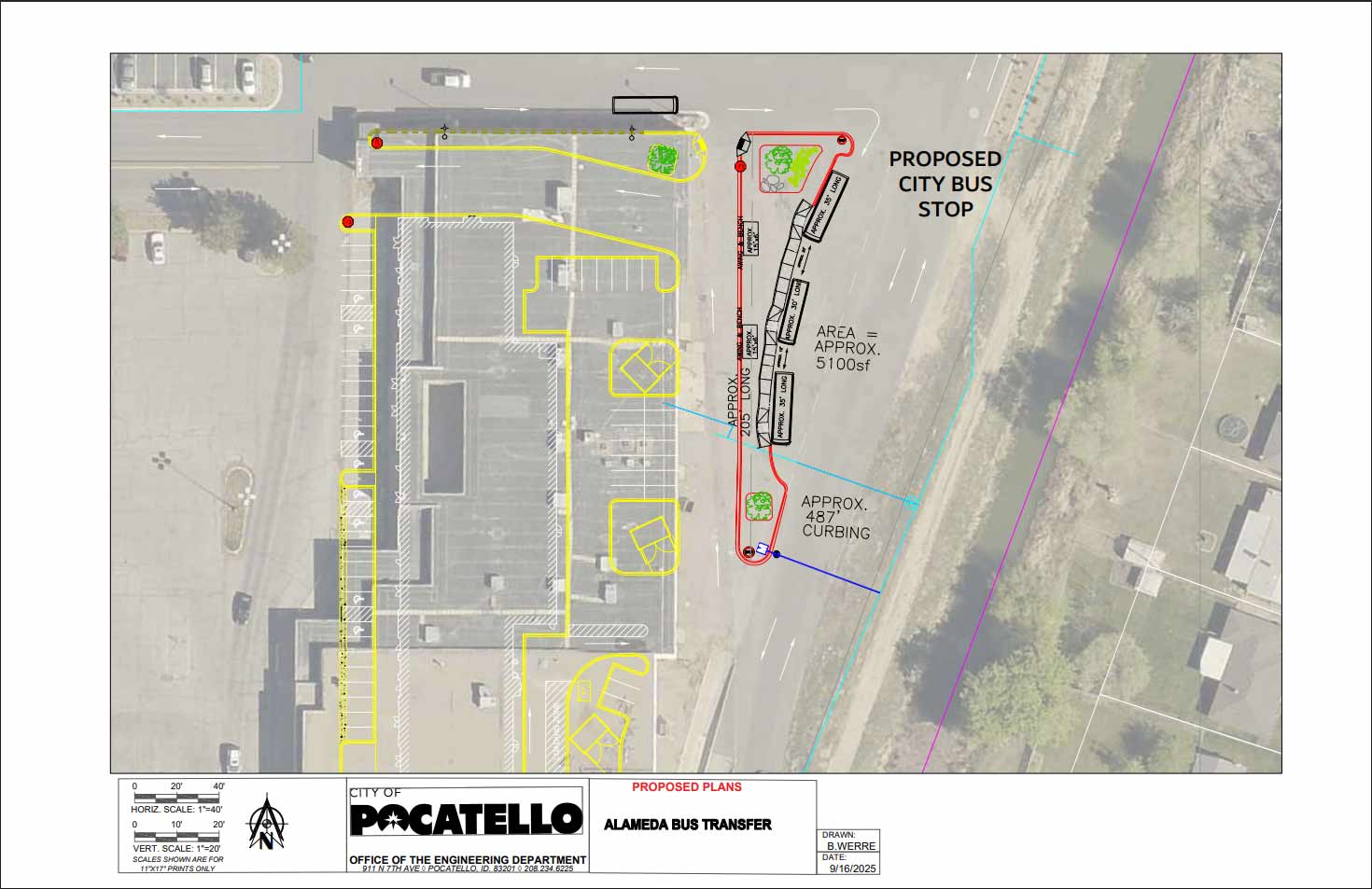 Proposed design of Alameda Transfer Station