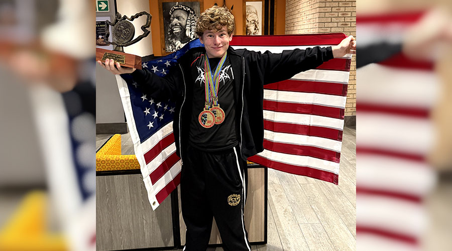 Local teen competes for USA Powerlifting Team at the world championship; sets world record