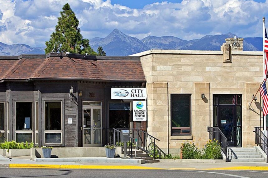 The Salmon City Hall building. | City of Salmon