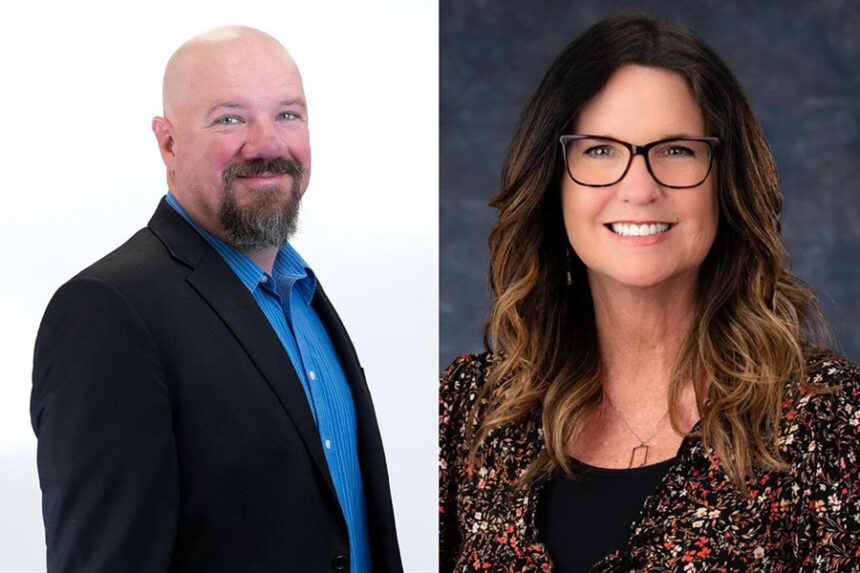 Nolan Wheeler (left) won seat 2 on the Ammon City Council, while incumbent Kris Oswald will continue in her position in seat 4. | Courtesy photos