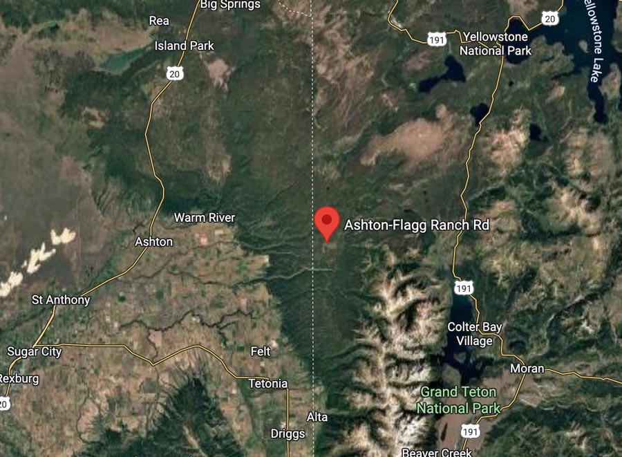 The approximate area of the ATV crash. |  Google maps