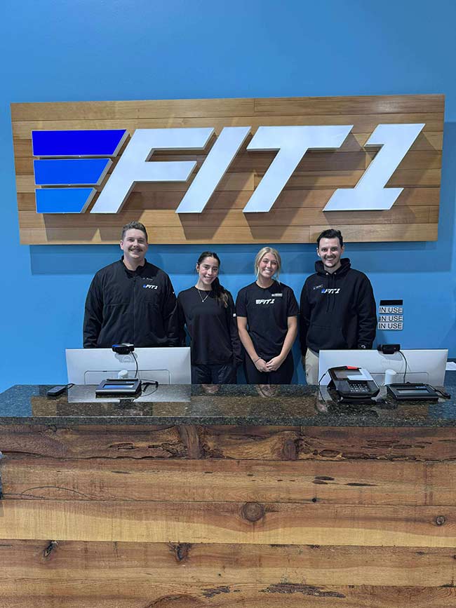 Some of the team at Fit 1 in Ammon. | Courtesy Wyatt Sutton