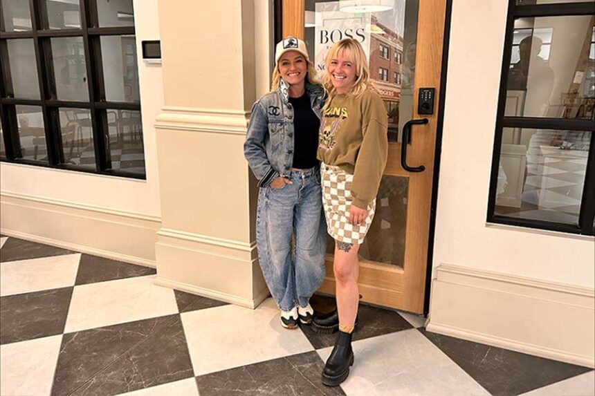 Hollie Albertson, left, owns Wild As You, a new boutique store opening inside the Rogers building in Idaho Falls. Her daughter, Brittany Wojnarowicz, right, will run the daily operation. | Rett Nelson, EastIdahoNews.com