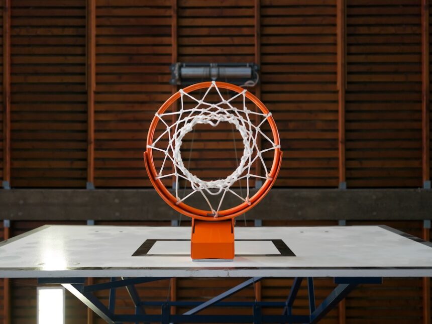 indoor basketball hoop from below 2024 09 06 02 44 47 utc