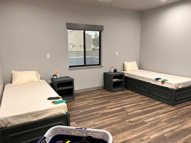 Patient room at Headwaters Behavioral Health Center in Idaho Falls | Rett Nelson, EastIdahoNews.com