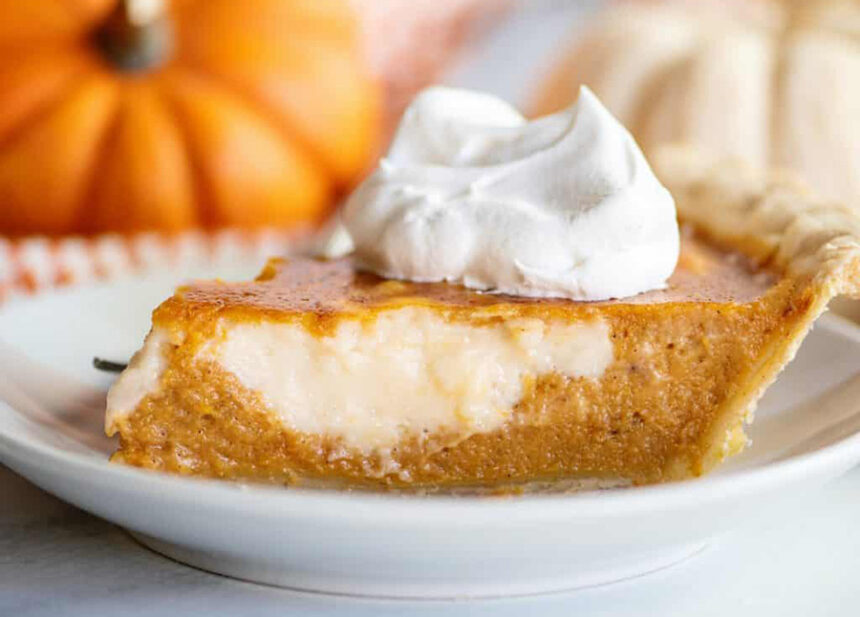 pumpkin cheese cake pie 1