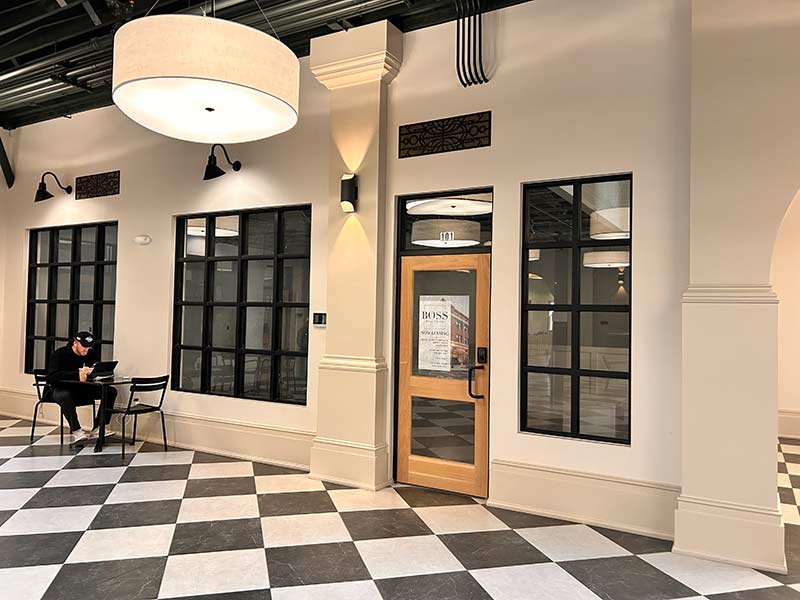 Space inside the Rogers building where Albertson's shop will be located. | Rett Nelson, EastIdahoNews.com