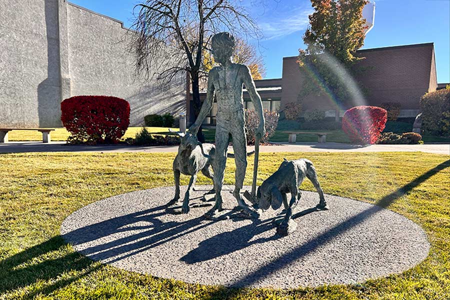 Sculpture in downtown Idaho Falls pays tribute to popular children’s author who once lived here