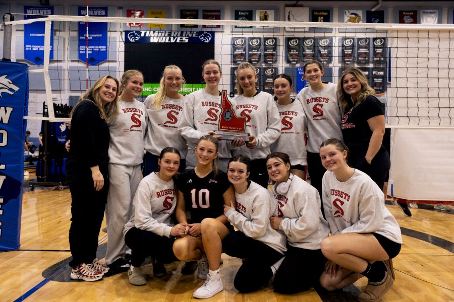 The Shelley volleyball team finished second at the 5A state tournament. | Courtesy photo.