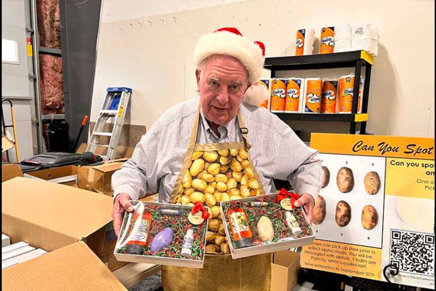 Kay Walker, 83, of Idaho Falls, is the owner of Potato Soap and Gifts of Idaho, a business that makes and sells soap, lotion and lip balm out of potatoes. | Rett Nelson, EastIdahoNews.com