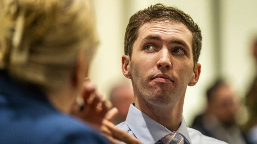 Tyler Robinson, accused of killing Charlie Kirk, appears during a hearing in 4th District Court in Provo, Dec. 11. On Monday, a judge announced his decisions regarding public access issues to past and future court hearings. | Rick Egan, KSL