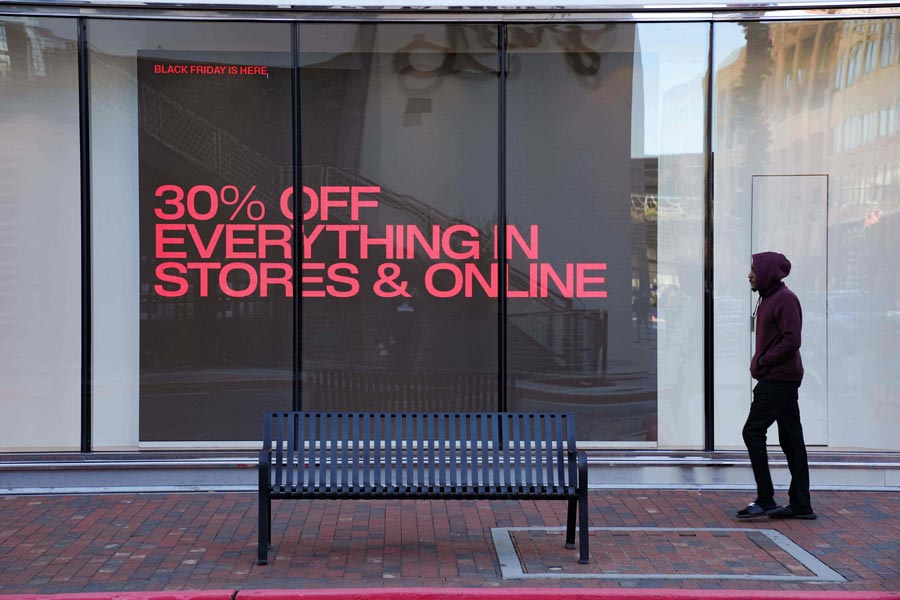 Shoppers browse for Black Friday deals at Atlantic Station outdoor mall, Friday, Nov. 28, 2025, in Atlanta, Ga. | Megan Varner, EastIdahoNews.com