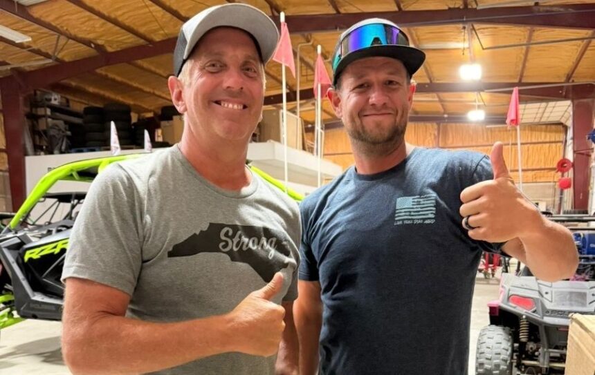 Trevor Blackburn and Greg Biffle