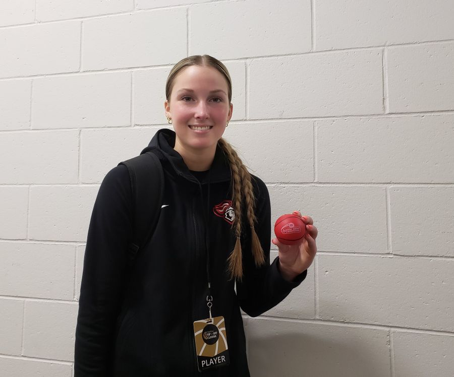 Hillcrest's Camryn Taylor earns the East Idaho Sports game ball after helping lead the Knights to a win over Borah. | Allan Steele, EastIdahoSports.com
