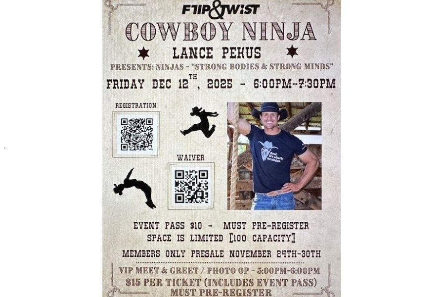 Cowboy Ninja flyer