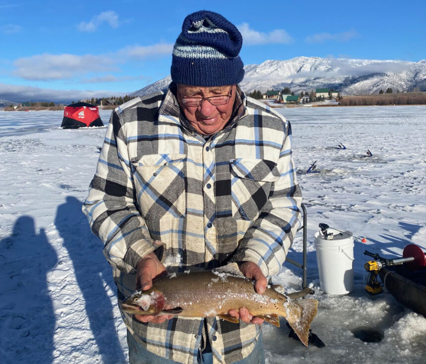 The author with a nice male cutthroat take at Henrys last Wednesday. | Bill Schiess, EastIdahoNews.com