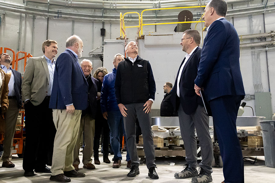 During the tour, U.S. Department of Energy Secretary Chris Wright was shown inside of the Deomonstration of Microreactor Experiments (DOME) where experimental reactors will be tested. | Daniel V. Ramirez, EastIdahoNews.com