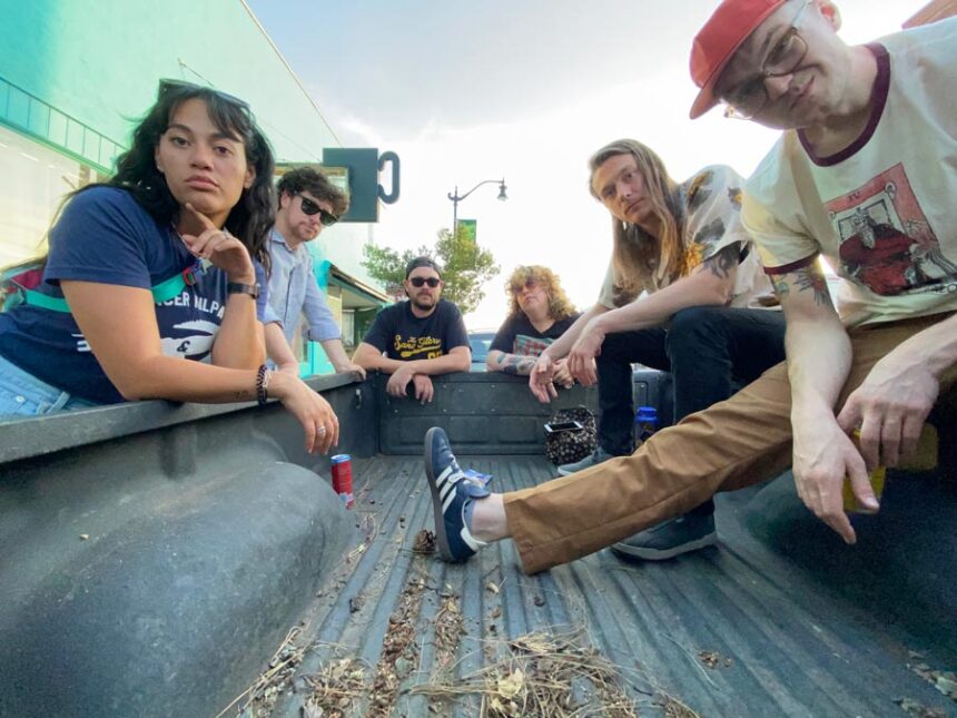From left, Dani Taylor, Spencer Kilpatrick, Alex Lemnah, Rachael McElhiney, Zach Peach and Ivan Gates pose for a photo. | Courtesy Photo