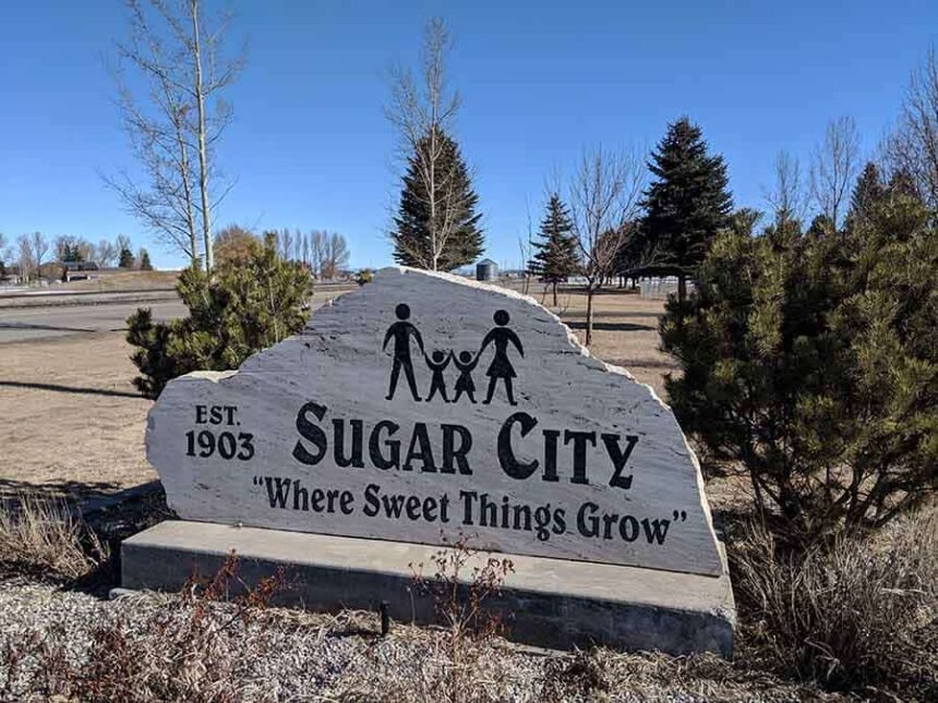 Sugar City sign