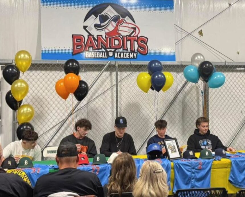Five Bonneville players recently signed to play in college. | Idaho Falls Bandits Facebook page.