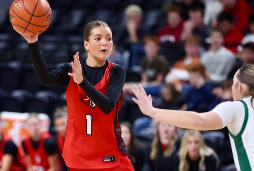 Hillcrest guard Kaia Kesler helped lead the Knights to a tournament title. | Kyle Riley, EastIdahoSports.com