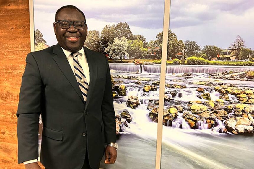 Mackenson Noel, 41, is one of thousands of students who will graduate from Brigham Young University-Idaho this month. | Rett Nelson, EastIdahoNews.com