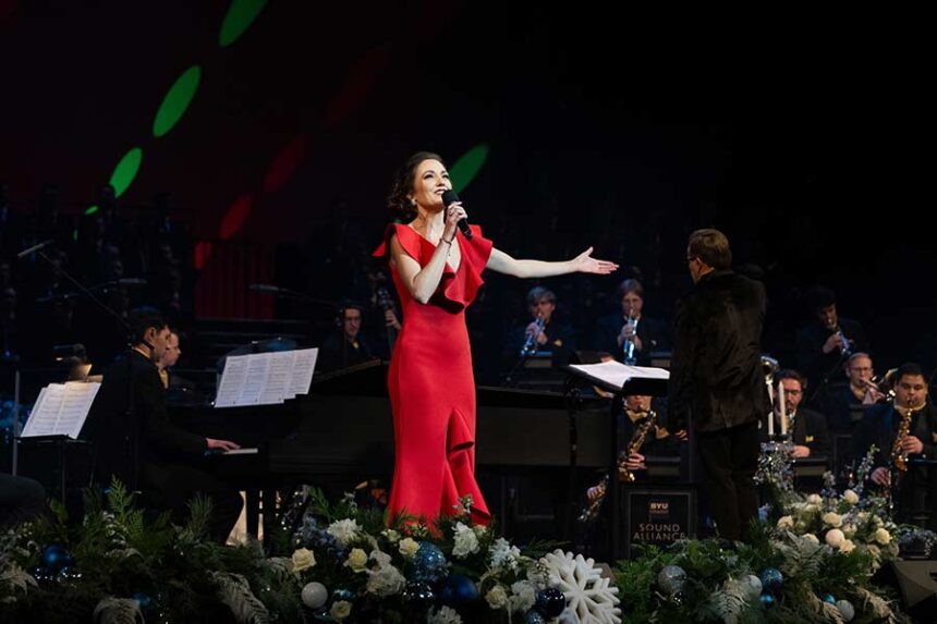 Broadway actor and singer Laura Osnes performing at Brigham Young University-Idaho in 2024 | Courtesy BYU-Idaho