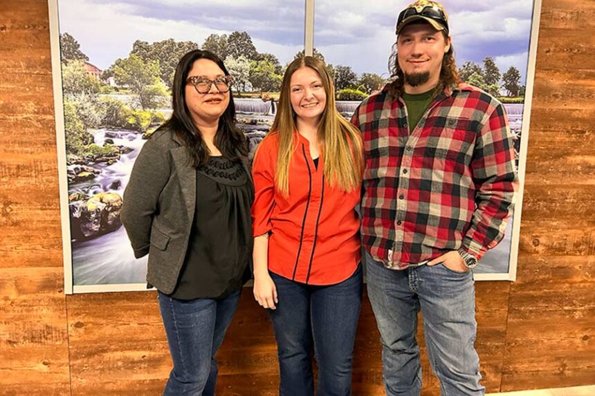 Mely Rodriguez, left, with Nicole and Patrick Marks. The trio are the owners of Parents Night Out Co., a new drop-in daycare service in Idaho Falls. | Rett Nelson, EastIdahoNews.com