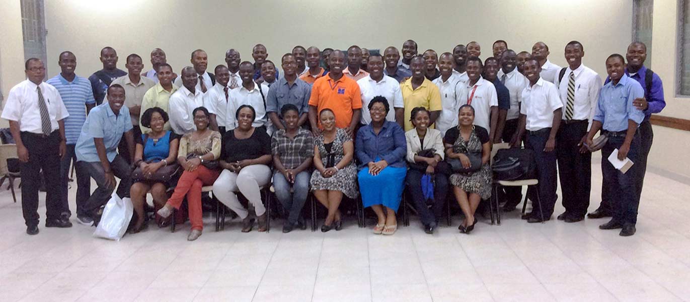 The initial gathering for the Pathway Program in Haiti | Courtesy Mackenson Noel