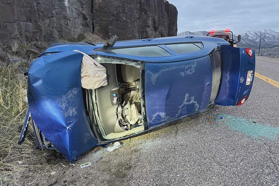 The collision caused the car, a 2010 Toyota Corolla, to go off the road near West Hildreth Drive by Century High School. 