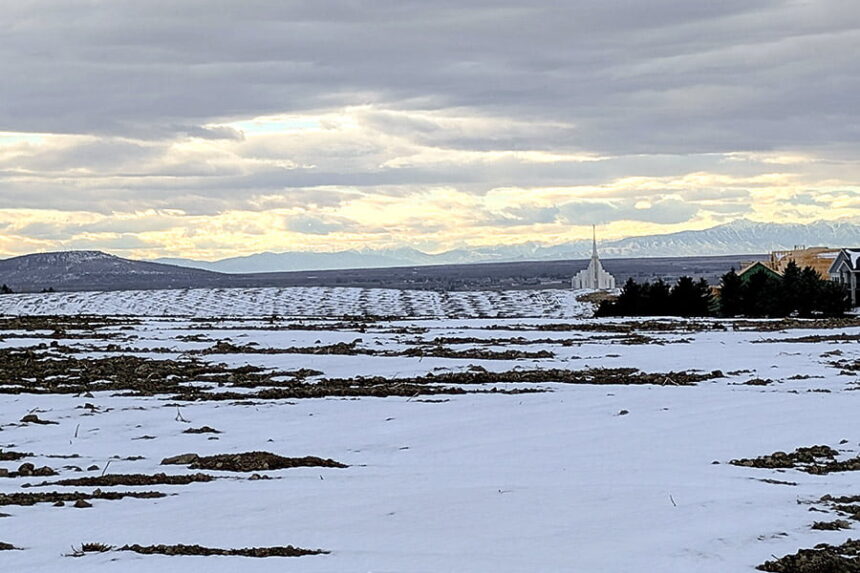 snow east of Rexburg