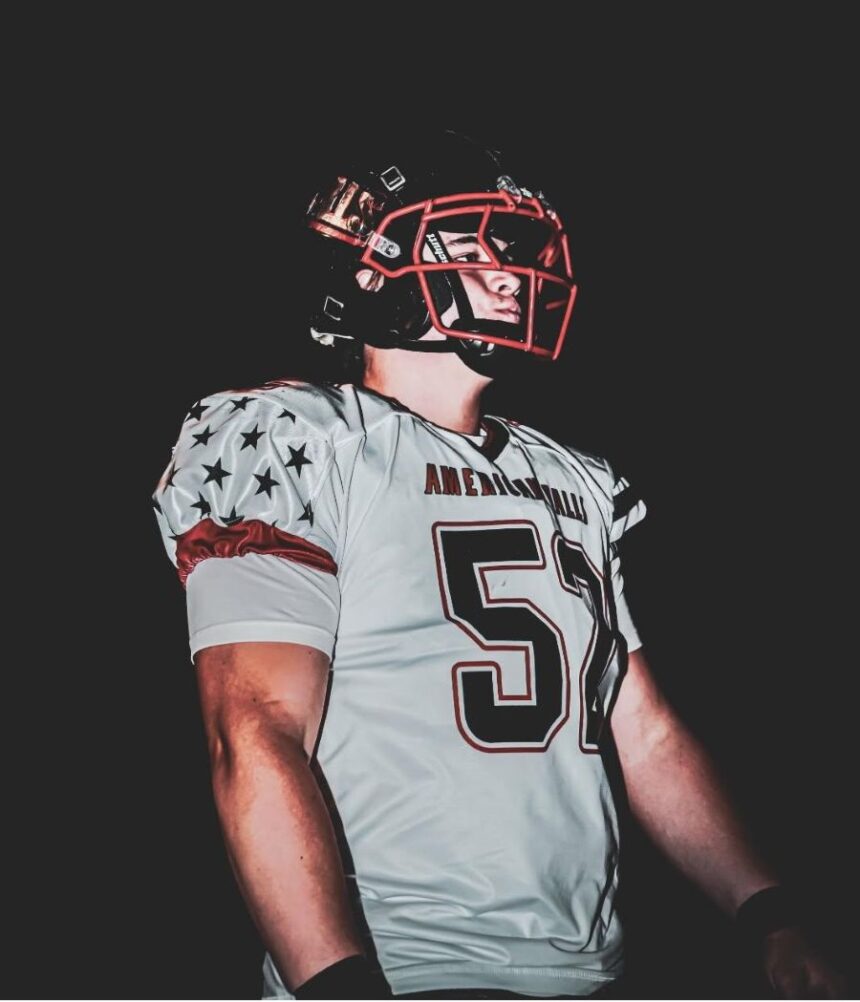 Ty Smith of American Falls was name to the 4A All-State team as a linebacker. | Courtesy of Porter Williams.