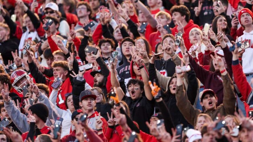 Utah fans during a recent game. | KSL.com.
