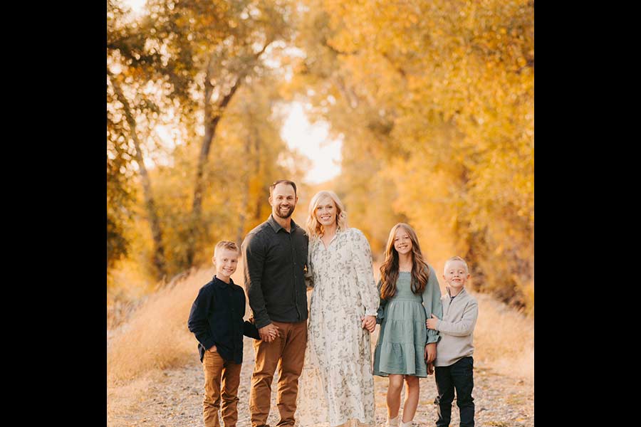 Cory Whittier, second from left, with his wife and kids. | Courtesy Cory Whittier