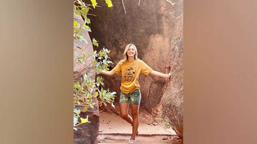 Gabby Petito at Utah's Zion National Park in 2021.