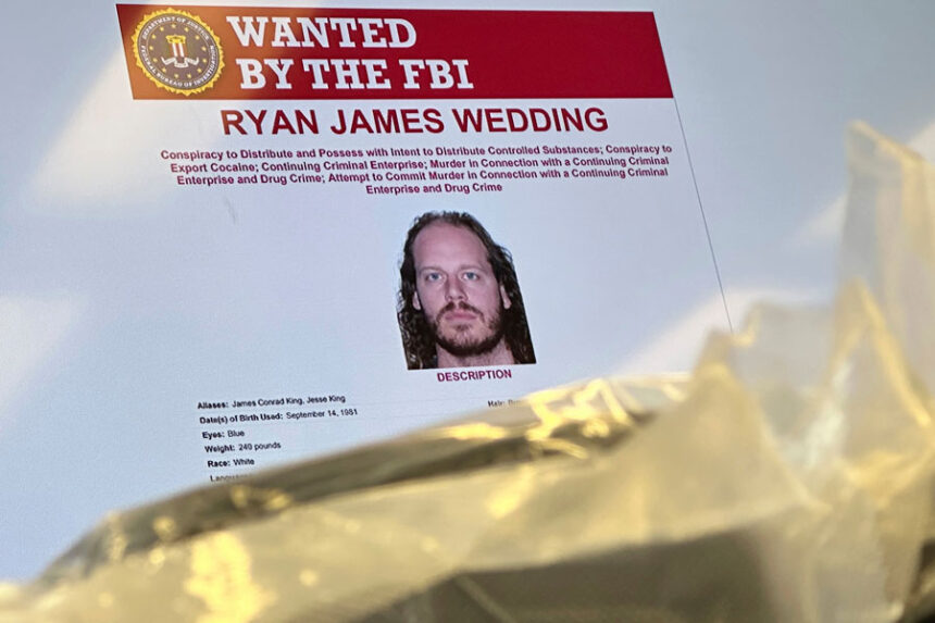 former Canadian Olympic snowboarder Ryan Wedding, who is a fugitive and been charged with allegedly running and participating in a transnational drug trafficking operation