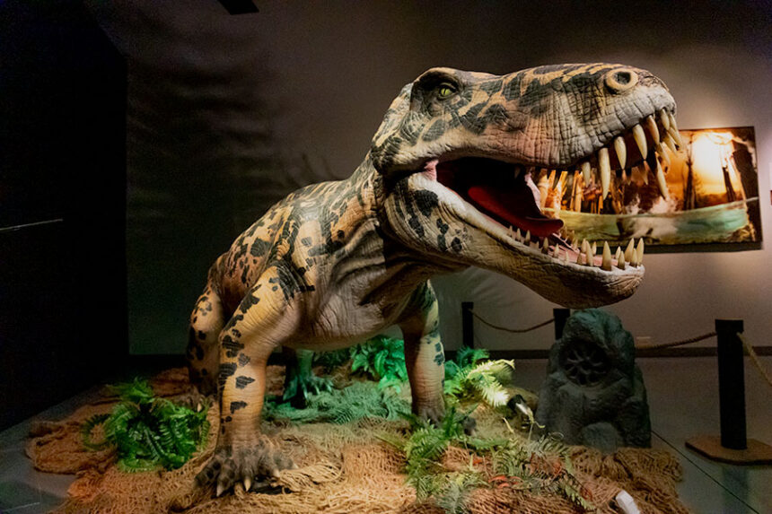One of the animatronics at the Museum of Idaho's new exhibit features the Titanophoneus, Titanic Murderer. | Daniel V. Ramirez, EastIdahoNews.com