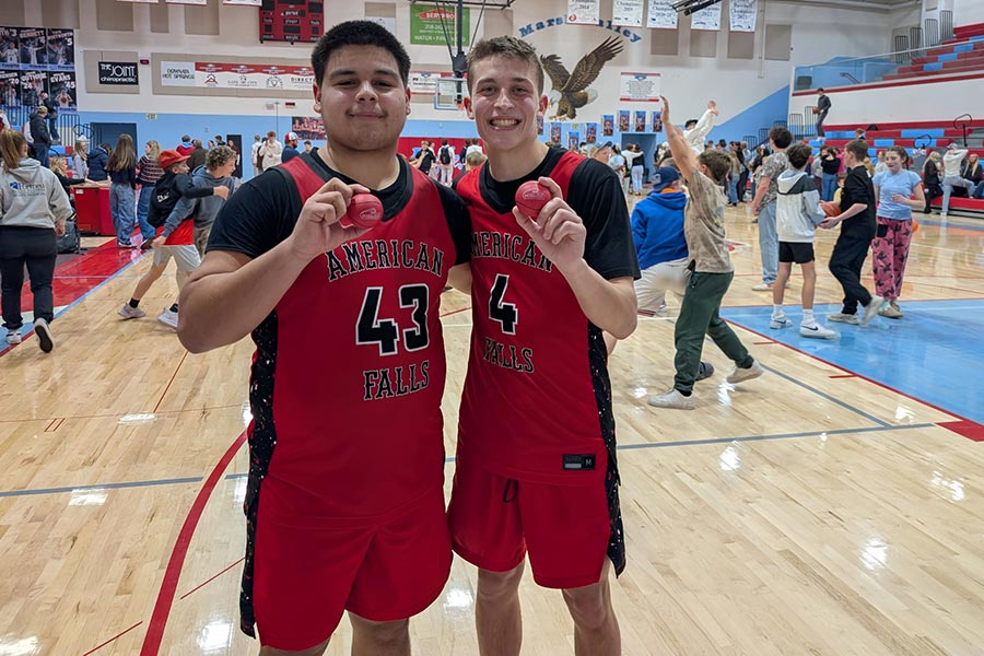 American Falls Fred Murillo (left) and Zak Grigg