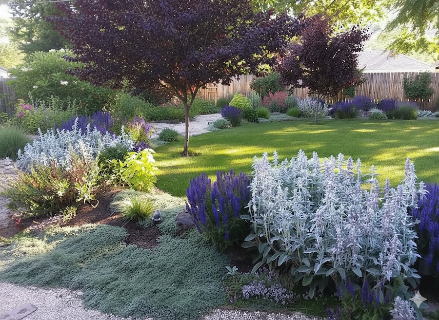 Photo 5 Balanced flower bed Idaho plants