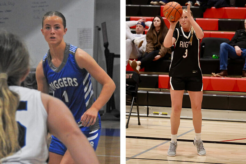 Sugar-Salem Andee Petterson (left) and Rigby Allie Dansie