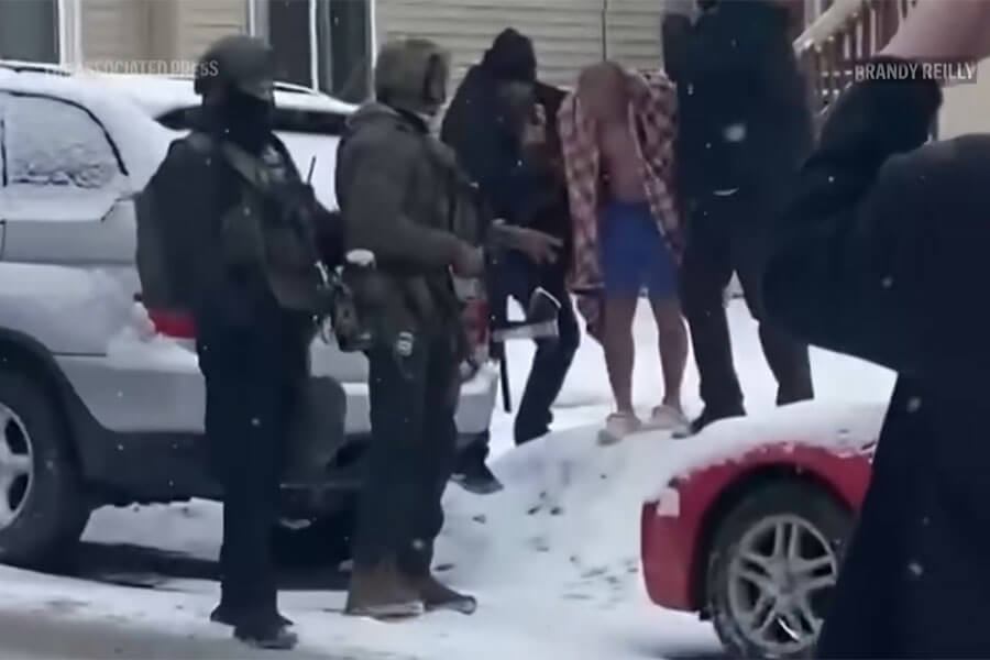 WATCH: US citizen says ICE took him at gunpoint in only underwear despite frigid cold and no warrant