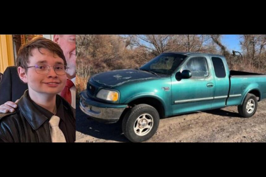 Joseph Haight and the truck he may be traveling in. | Blackfoot Police Department