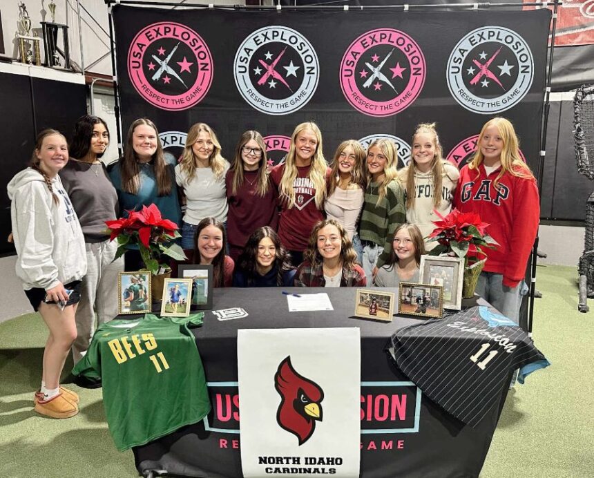 Bonneville softball player Alli Sutherland signed to play softball at North Idaho College. | Courtesy photo.