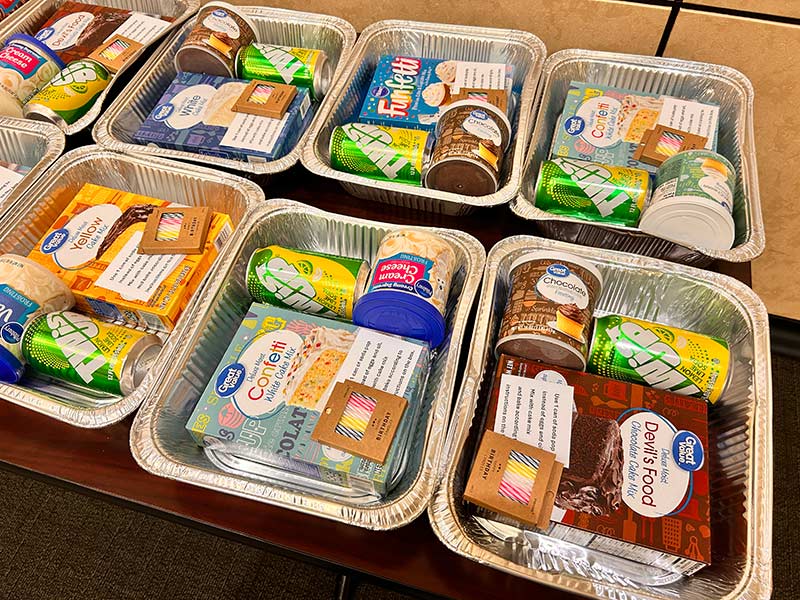 Cake kits for the Idaho Falls Community Food Basket | Rett Nelson, EastIdahoNews.com