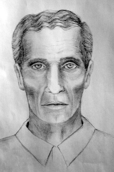 This police composite sketch shows a man wanted for information in the Elizabeth Smart kidnapping case on February 3, 2003.
