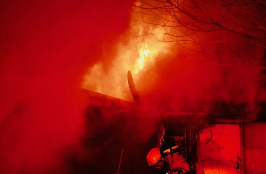 House fire inferno