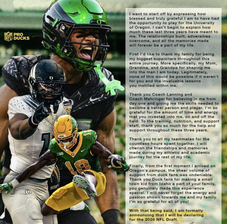 From Idaho Falls to the NFL: Former Skyline standout Kenyon Sadiq declares for the NFL draft