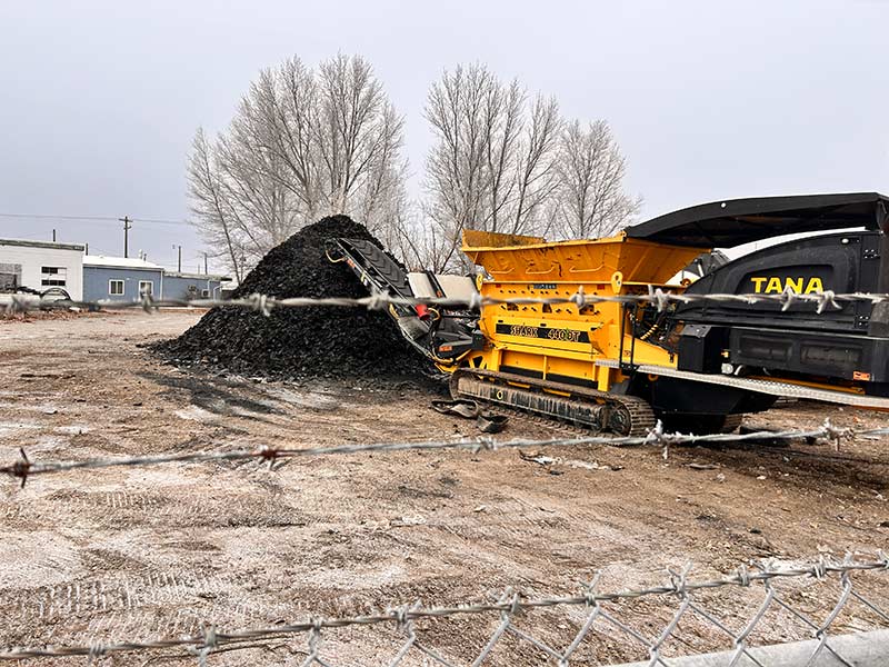 Pile of ground up tires in Idaho Falls | Rett Nelson, EastIdahoNews.com
