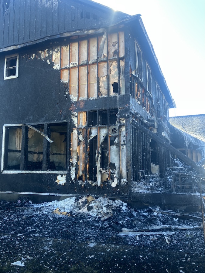 Idaho Falls fire officials are investigating after a house in the foothills south of the city was destroyed by fire Friday morning, Feb. 27, 2026. | Idaho Falls Fire Department